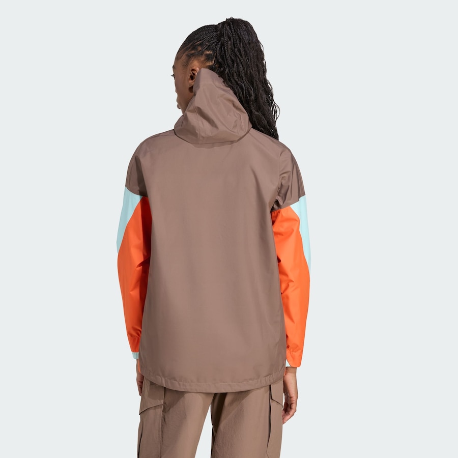 Куртка для активного отдыха ADIDAS TERREX Xploric, шоколадный — фото 3