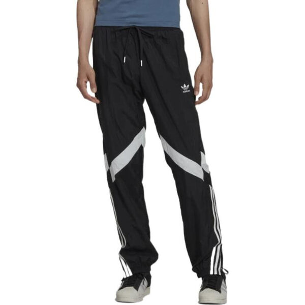 Спортивные штаны Men's adidas originals FW22 Rekive Printing Logo Stripe Drawstring Straight Sports Pants/Trousers/Joggers Black, черный — фото 3