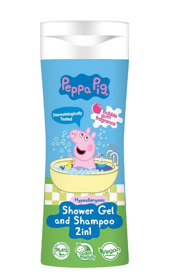 

Świnka Peppa гель для мытья тела и волос детский, 300 ml