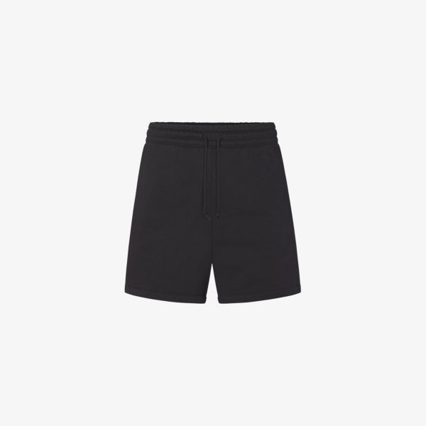 

Мягкие расслабленные шорты из хлопкового джерси Skims, цвет washed onyx