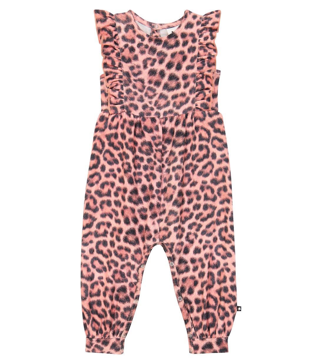 

Комбинезон Baby Fallon из хлопковой смеси с леопардовым принтом Molo, Rose Jaguar