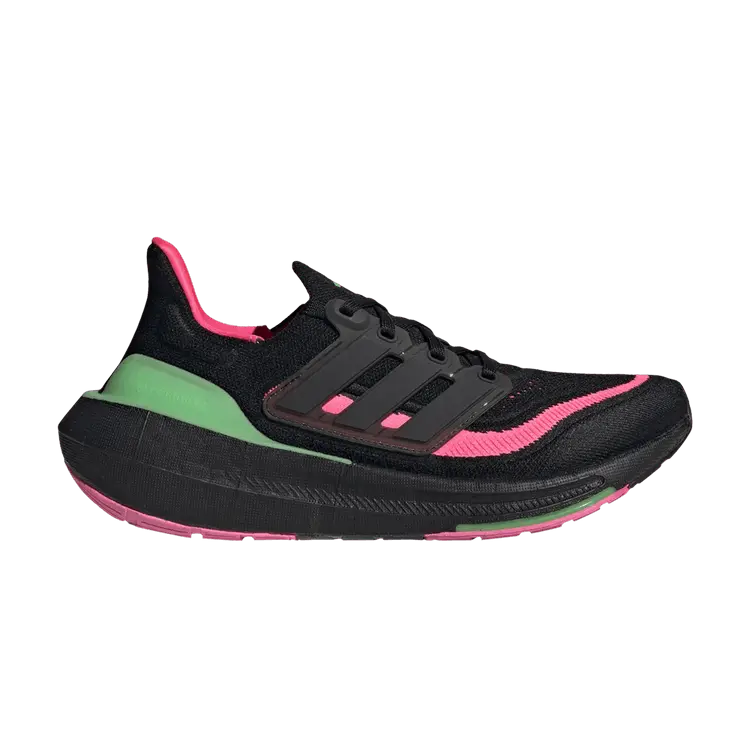 Кроссовки adidas Wmns UltraBoost Light 'Black Lucid Lime Pink', черный