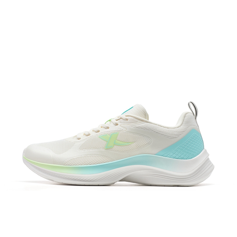 

XTEP Кроссовки для бега Feather Anti Slip, износостойкие, низкие, повседневные, мужские, парусные, белые, ледяные, синие