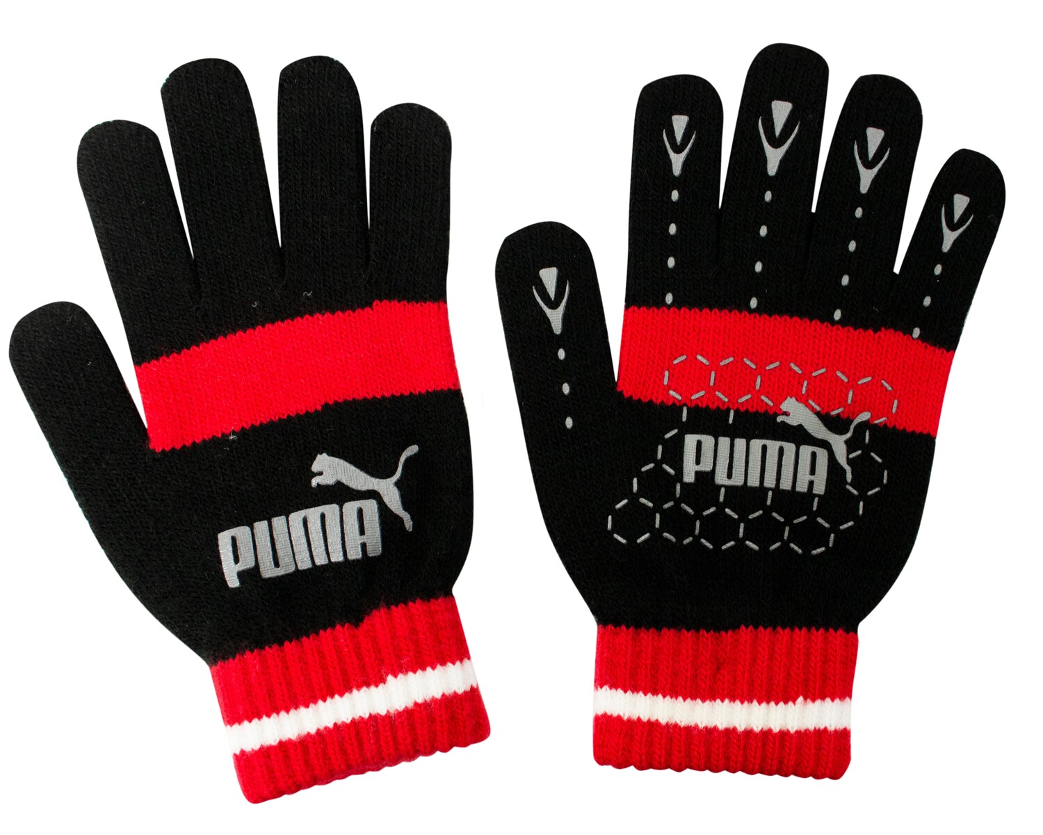

No 1 логотип cat magic зимние перчатки Puma, черный