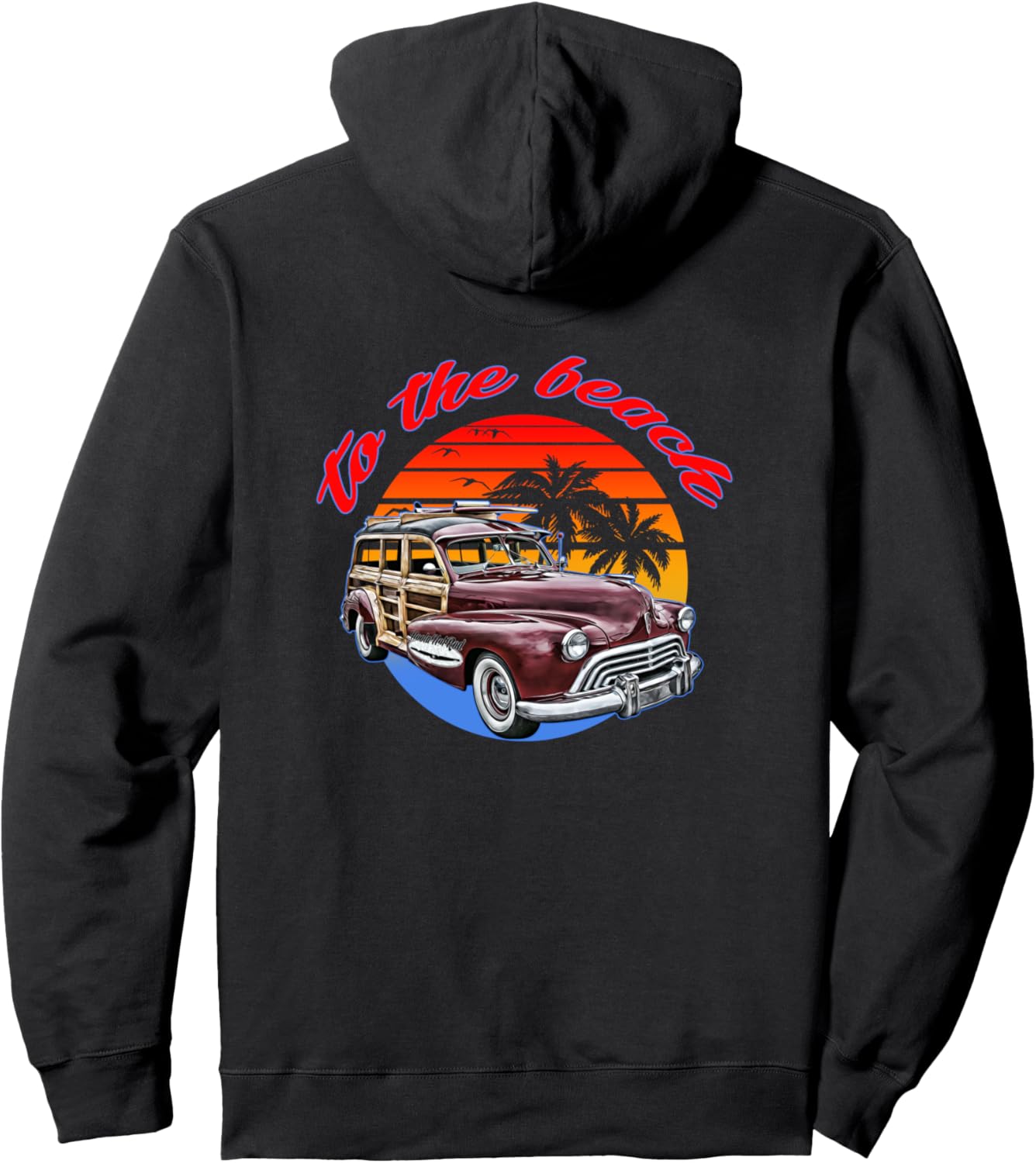 

Винтажная пляжная толстовка 1940-х годов с изображением фургона Woody Wagon и доски для серфинга, черная Click For More Hotrods Custom Muscle Cars Trucks, Черный, Винтажная пляжная толстовка 1940-х годов с изображением фургона Woody Wagon и доски для серф