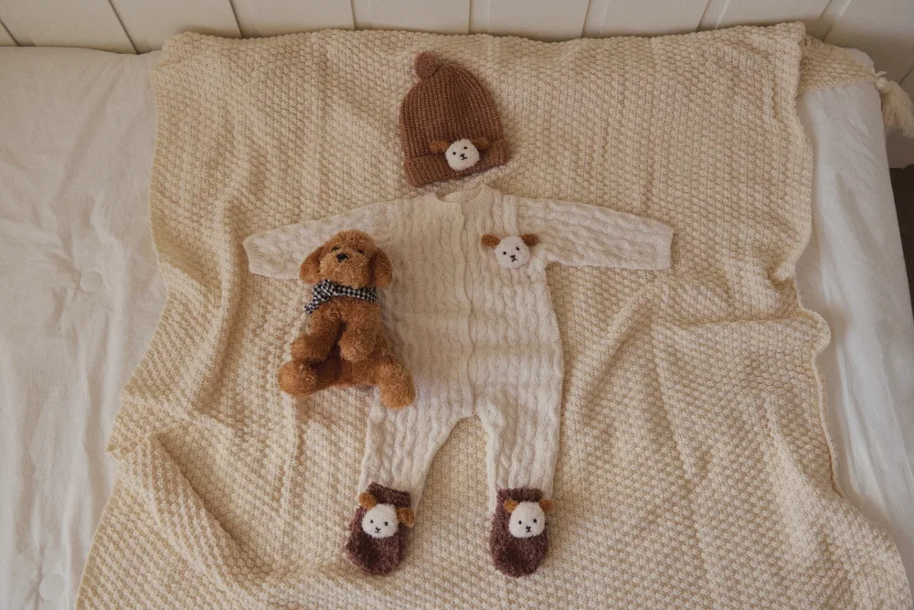 Детские носки Socks Appeal Baby Fluffy Puppy, коричневые — фото 3