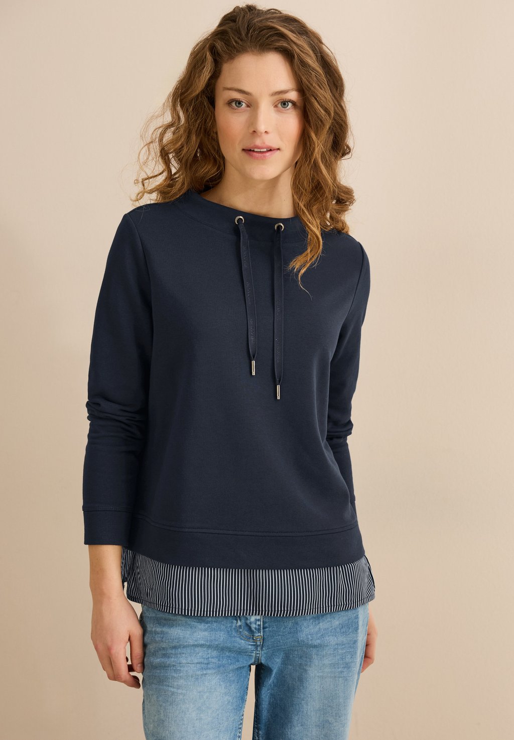

Толстовка IM LAYERING LOOK Cecil, сине-зеленый