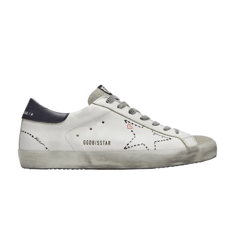 

Кроссовки Golden Goose Golden Goose Superstar 'White Dark Blue', белый