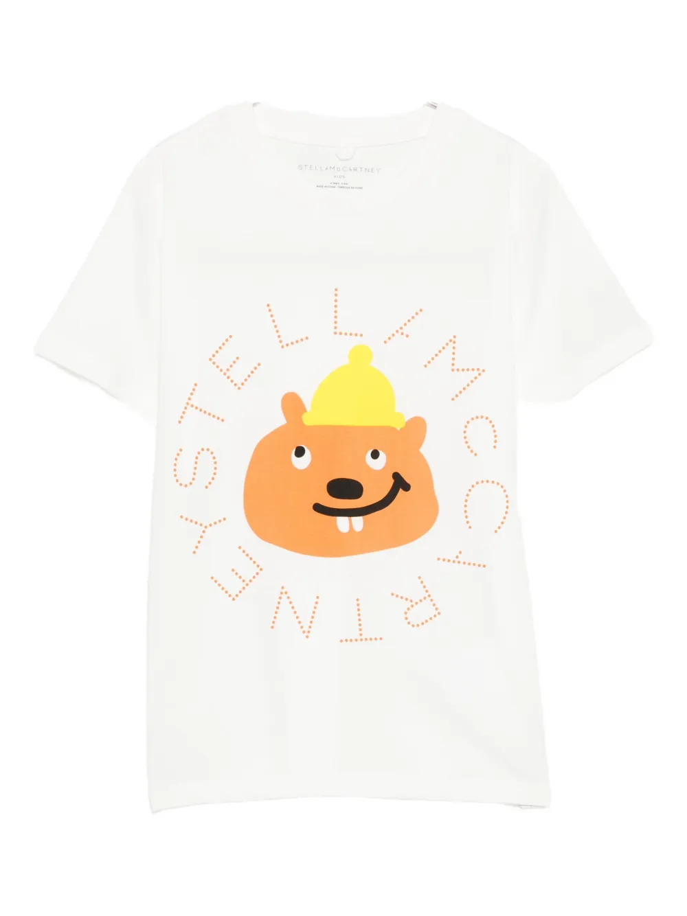 

Футболка с графическим принтом Stella McCartney Kids, белый