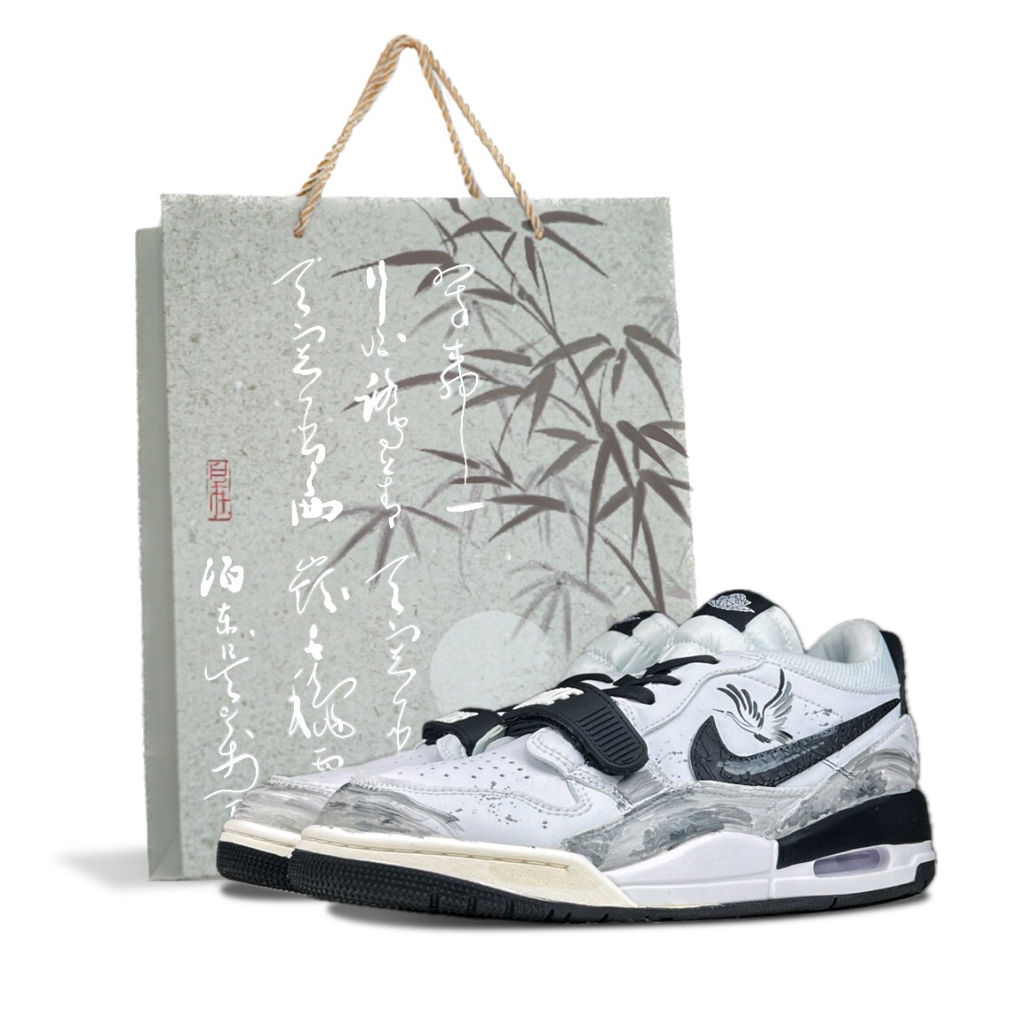

Кроссовки Jordan Legacy 312 Vintage Basketball Shoes Men Mid-top White/black, белый