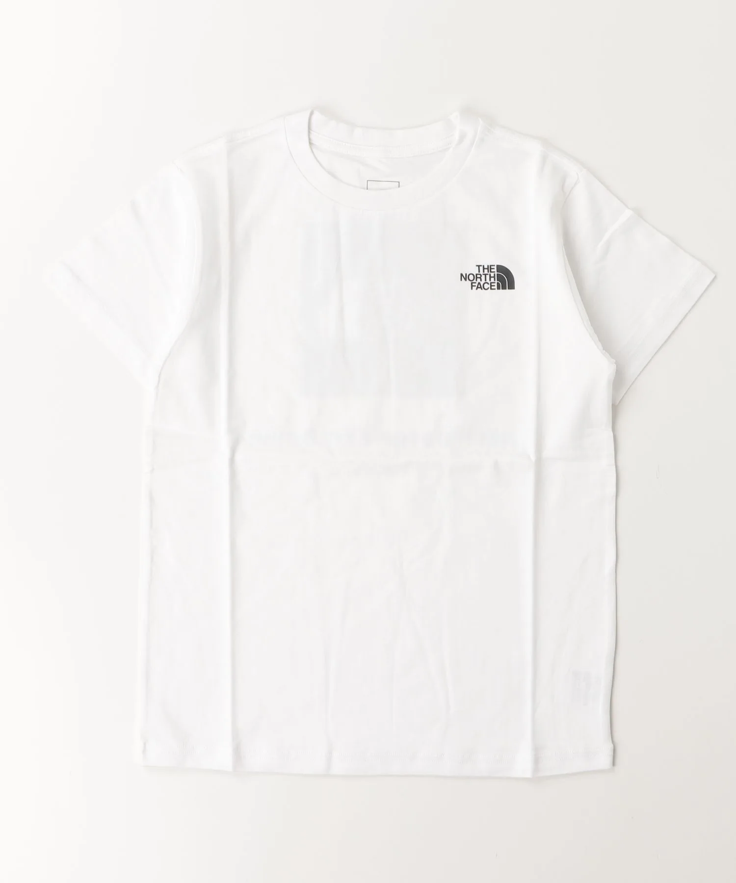 Детская футболка THE NORTH FACE S/S Back Square Logo с логотипом белая