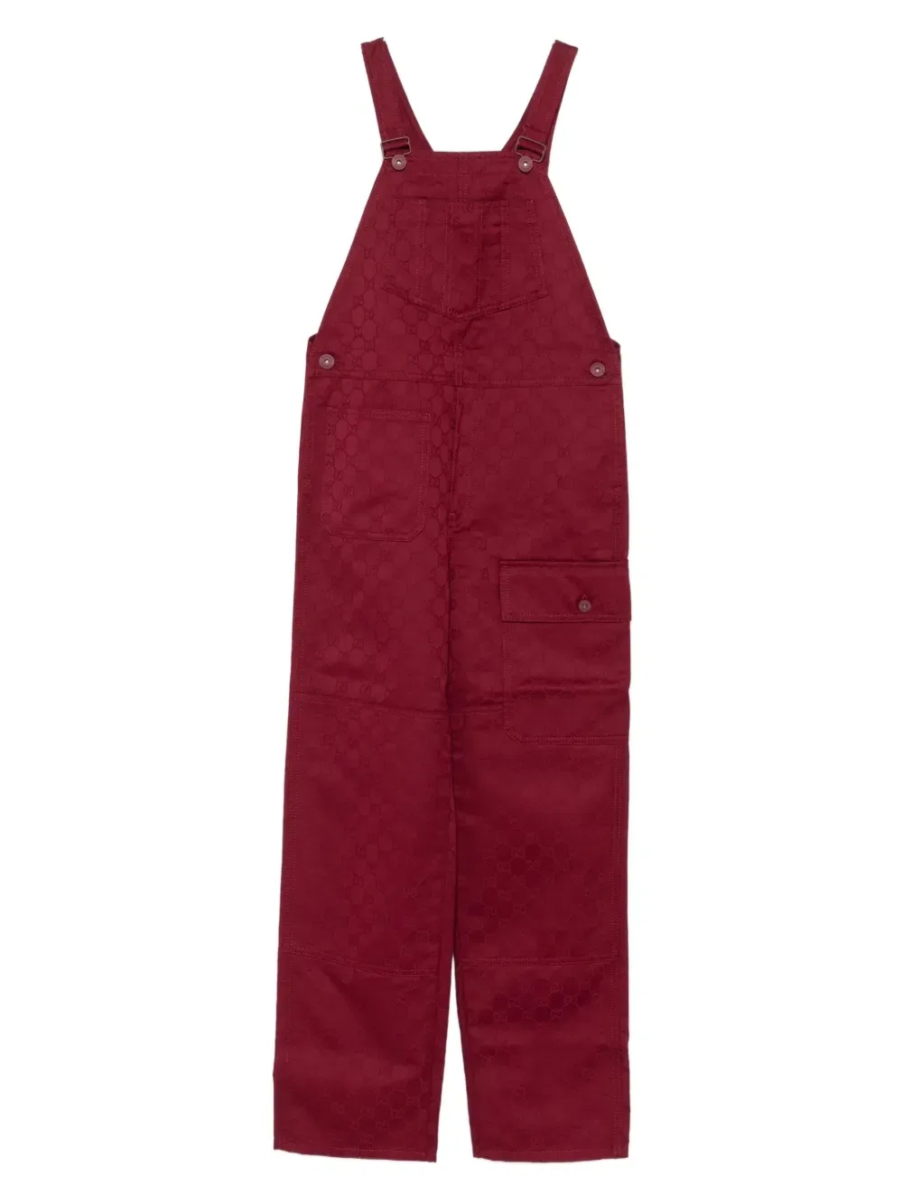 Комбинезон на пуговицах Gucci Kids, красный