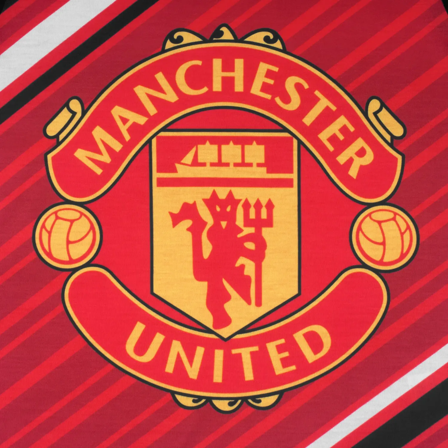 Пижама детская с принтом Manchester United FC, красный — фото 4