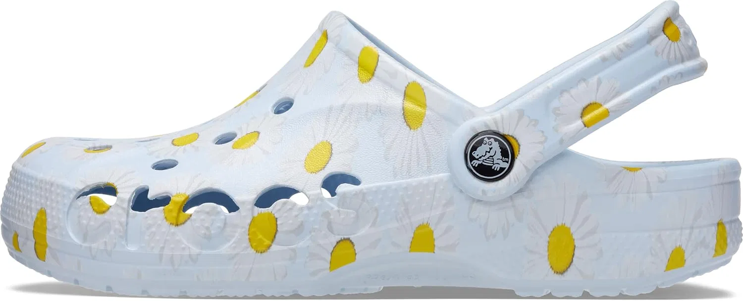 Сабо Crocs Baya для мужчин и женщин, Mineral Blue Multi Sun Shine
