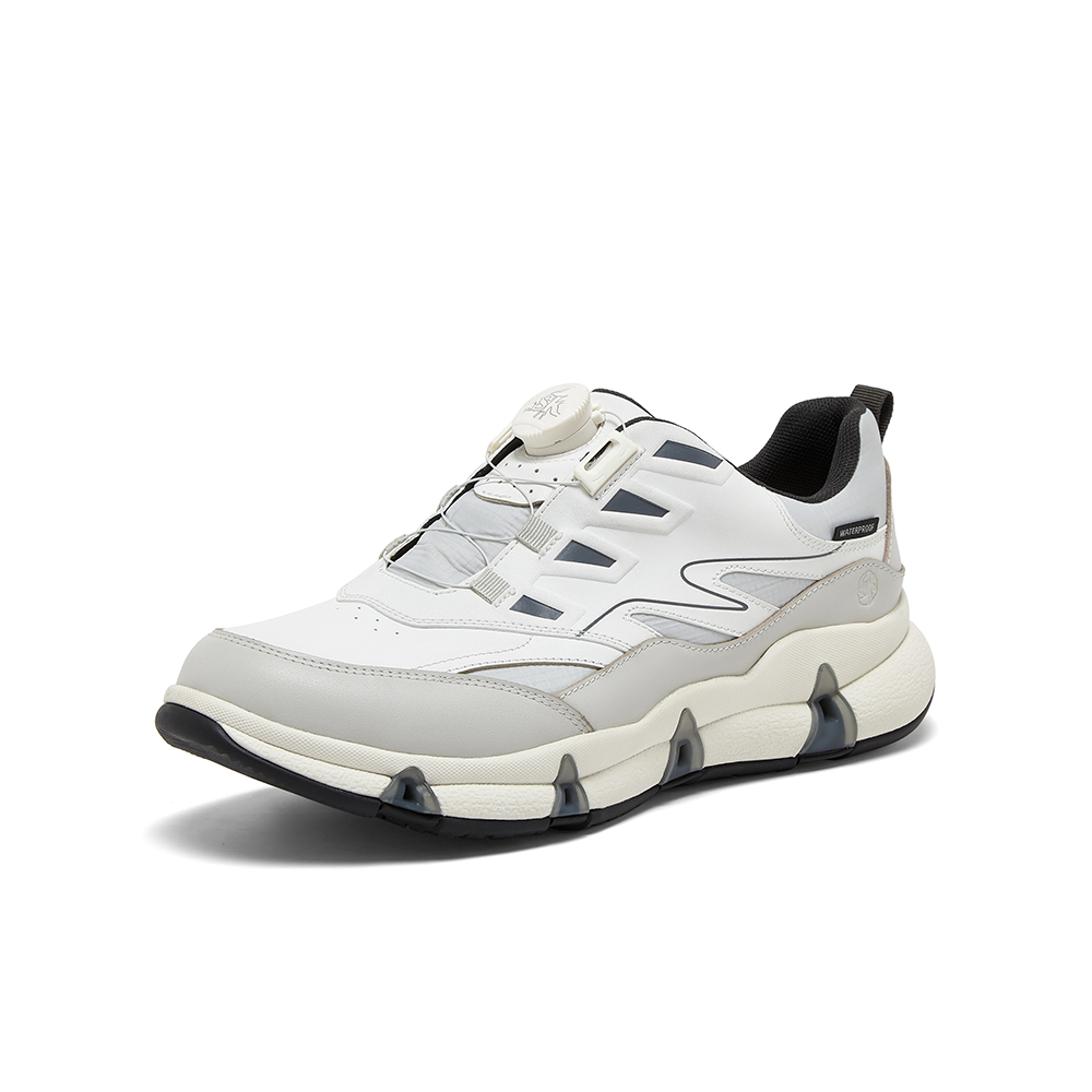 SKAP Мужские повседневные кроссовки Low Top бело-серые, цвет White Gray — фото 2