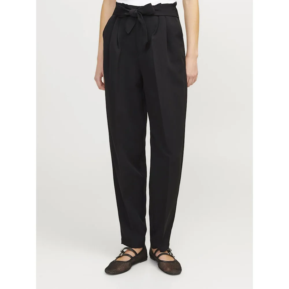 

Брюки Jack & Jones Petra Paperbag JJXX high waist, черный