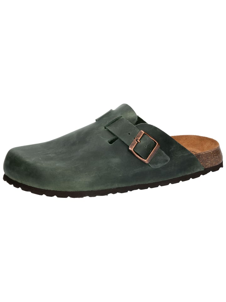 

Мюли Bioline Clog Leather Lico, зеленый
