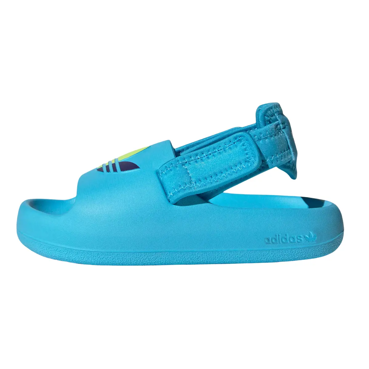 

Детские сандалии ADIFOM ADILETTE Low Top Adidas Originals, синий/белый/желтый
