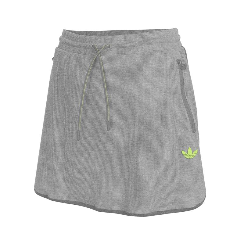 Женская серая повседневная короткая юбка Adidas Originals SS24 — фото 2