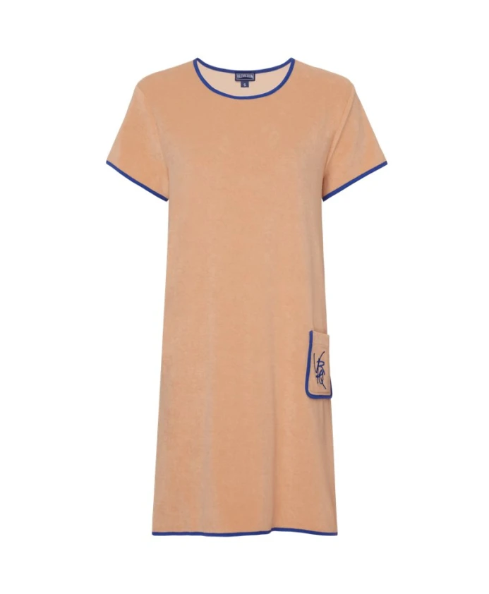 

Линия женских платьев из махровой ткани Vilebrequin, розовый