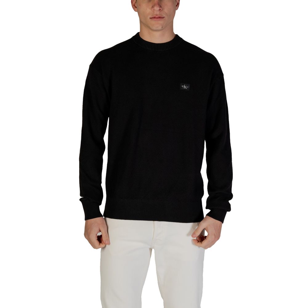 

Черный хлопковый свитер Calvin Klein Jeans