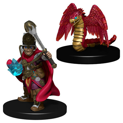 

Миниатюра WizKids/NECA Wardlings: Boy Cleric & Winged Snake