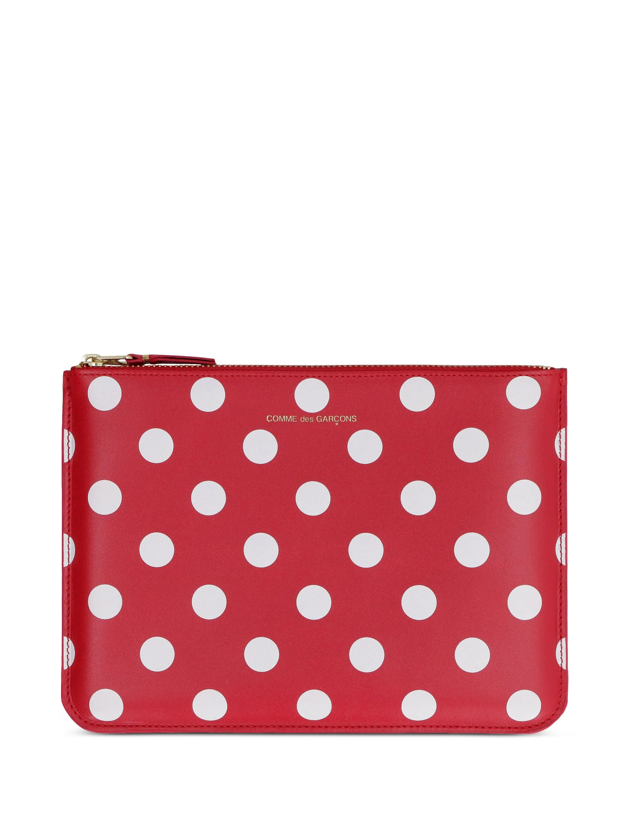 

Кошелек в горох Comme Des Garçons Wallet, красный
