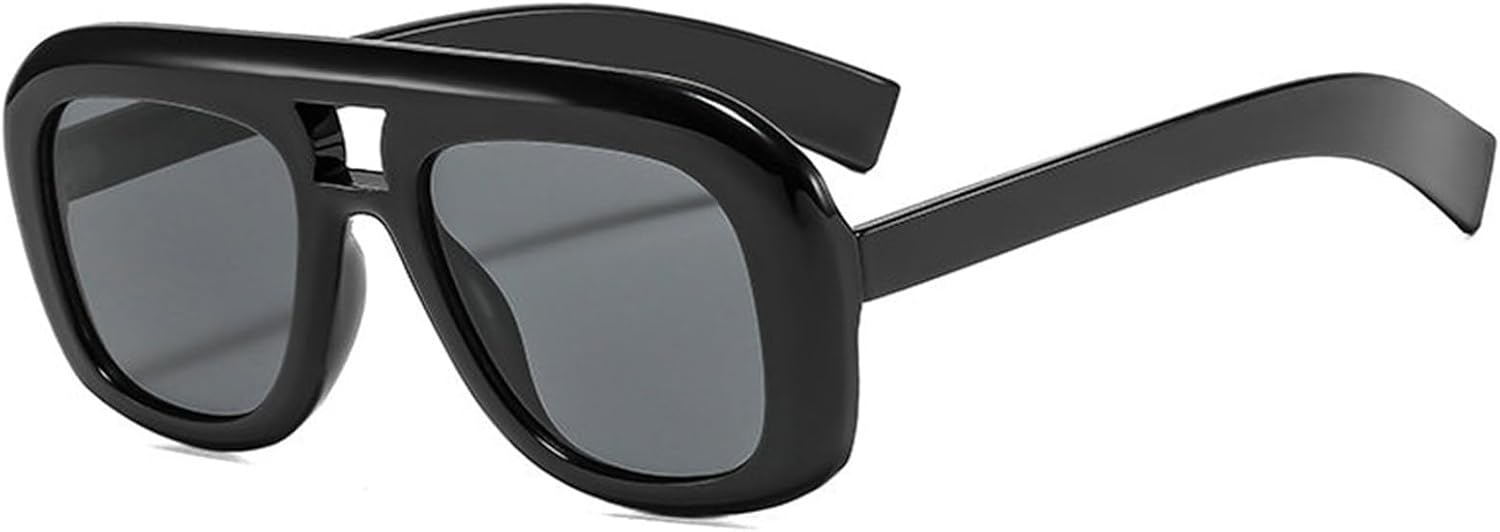 

Солнцезащитные очки Willochra в стиле ретро 70-х, квадратной формы, для женщин и мужчин, с увеличенной двойной перемычкой, модные, большие, толстые, в стиле «пилот», для активного отдыха, C1