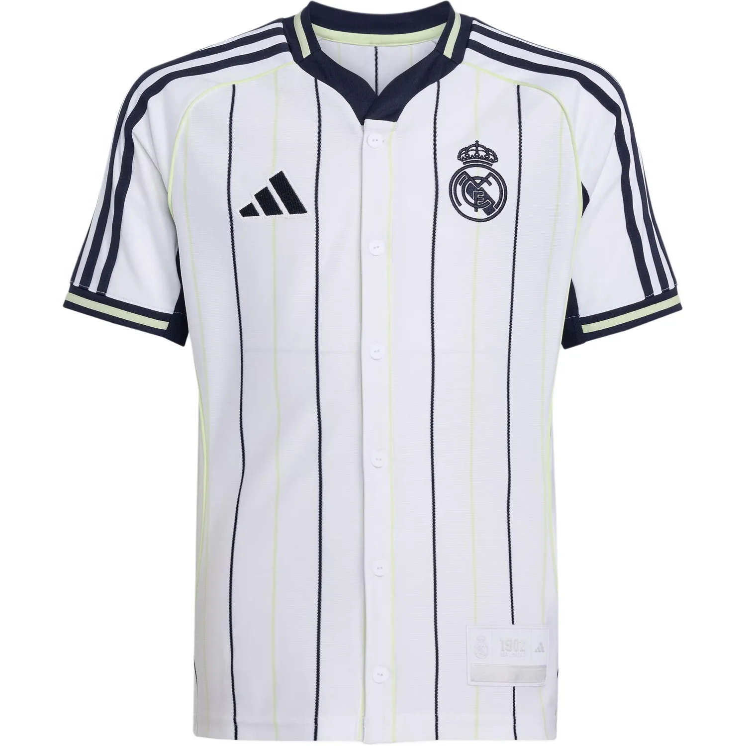 Футболка Real Madrid SS25 US PACK SHIRT детская Adidas, White/Legend Ink