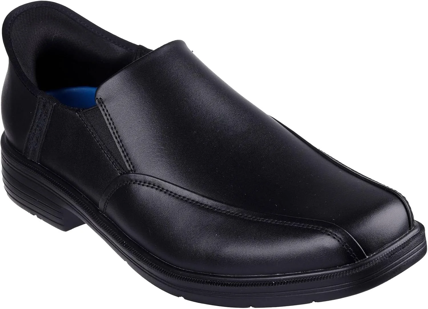 Skechers (Скечерс мужские слипоны расслабленного кроя: Касвелл - Франтоне_205169 кроссовки), черный — фото 3
