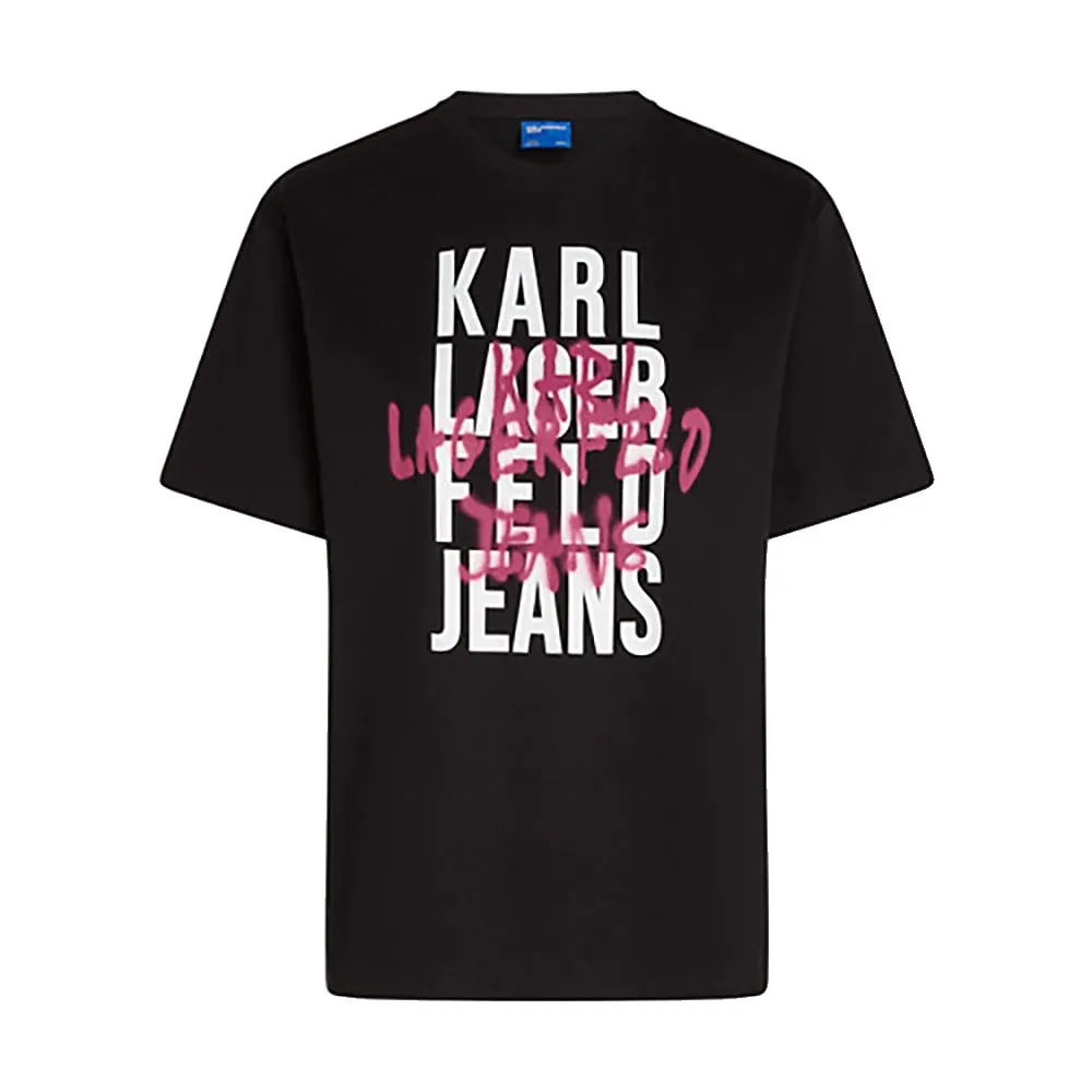 

Футболка с коротким рукавом Karl Lagerfeld Jeans B1W17057, черный