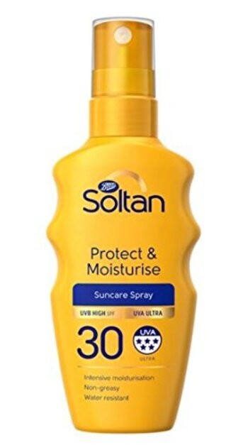 

Soltan Protect & Moisturise Spray SPF30+, Мист, 75 мл