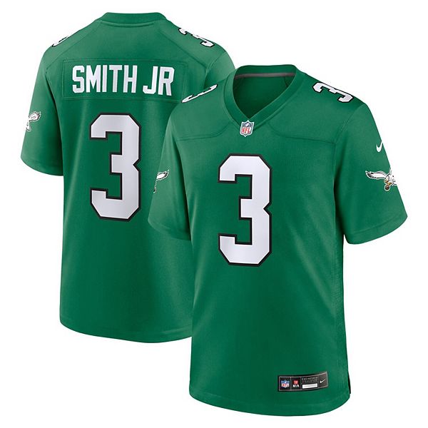 

Мужская футболка Nolan Smith Kelly Green Philadelphia Eagles Alternate Game Nike