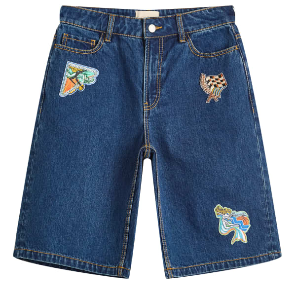 

Быстрые джинсовые шорты Alémais, индиго