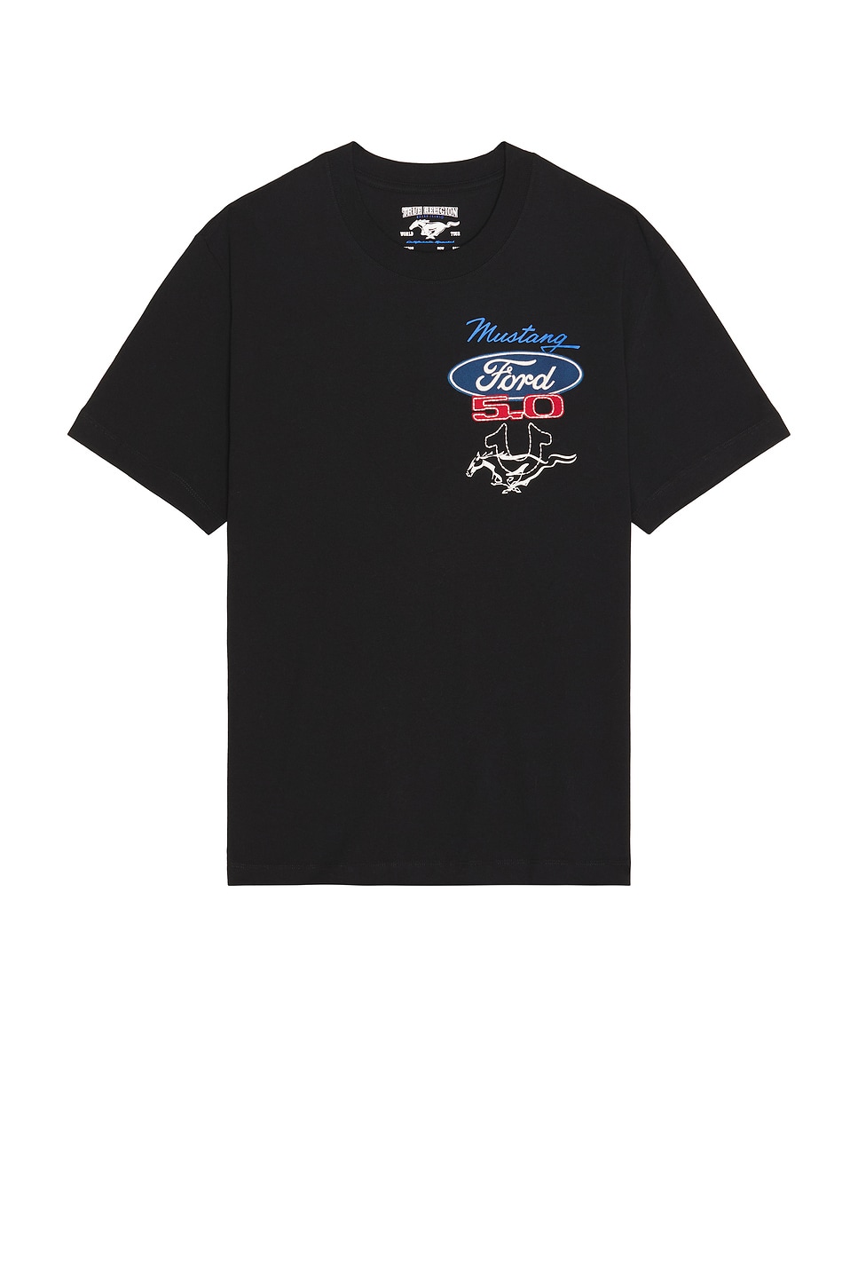 

Короткая футболка с нашивкой X Ford True Religion, jet black