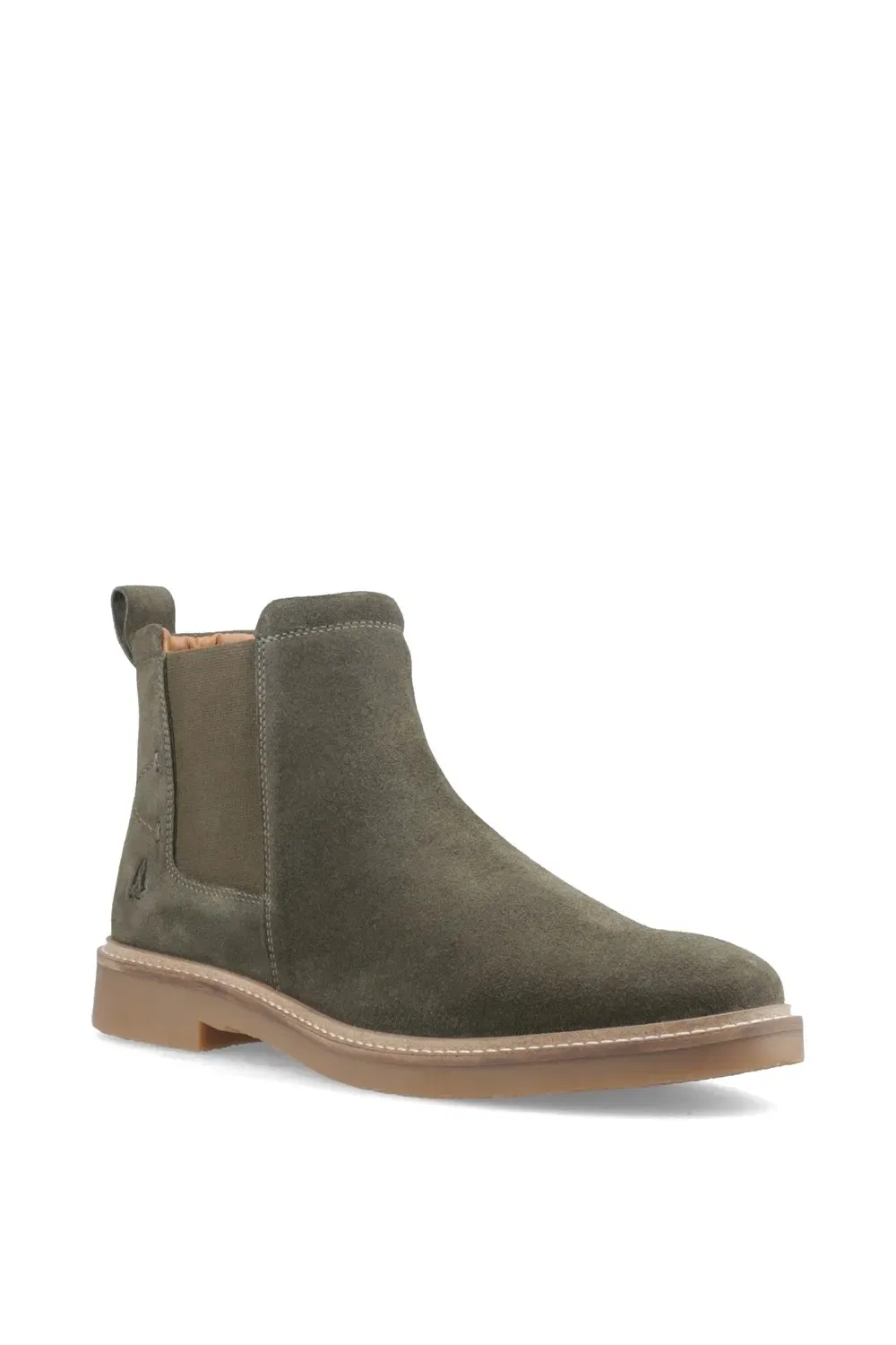 Челси ботинки Gareth из водонепроницаемой замши Hush Puppies, хаки