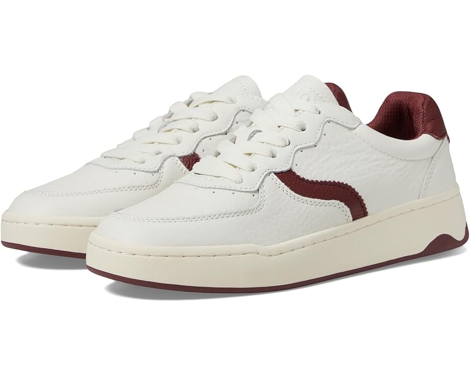 

Кроссовки Soludos Roma Sneaker, цвет White/Wine