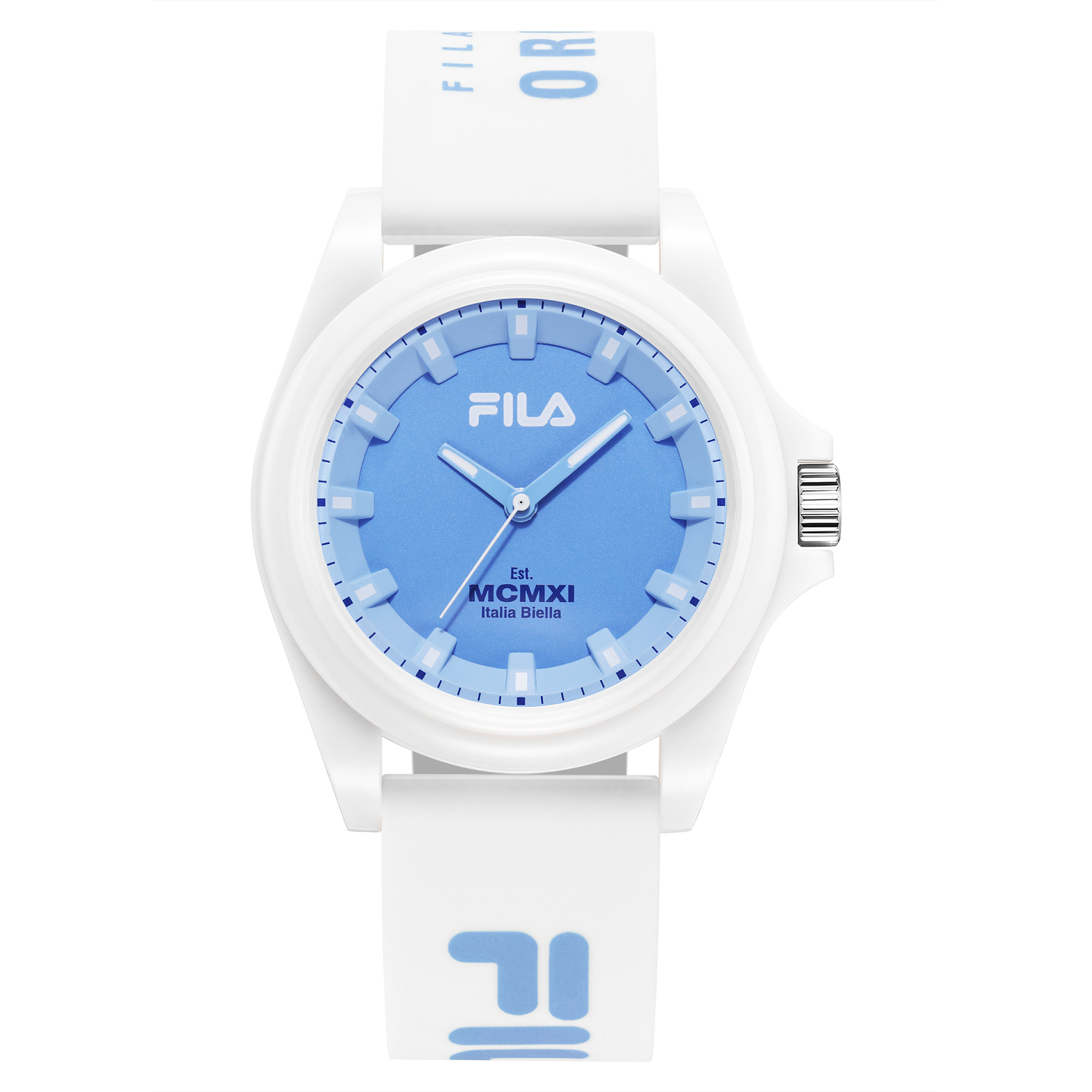 

FILA Часы DOPAMINE Wrist Watch Quartz Movement Silicone Strap Blue Dial Unisex, [Icepol Blue]-6566-002