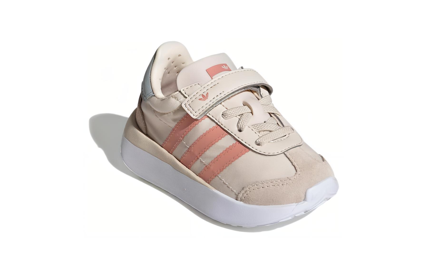 Adidas Originals COUNTRY XLG Country Xlg нескользящие амортизирующие низкие детские туфли для малышей бежево-красные — фото 4