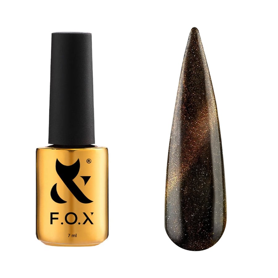 

Гибридный гель-лак для ногтей FOX Cat Eye Galaxy 001, 7 мл