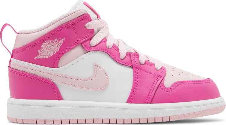 

Кроссовки Air Jordan 1 Mid PS 'Fierce Pink', розовый