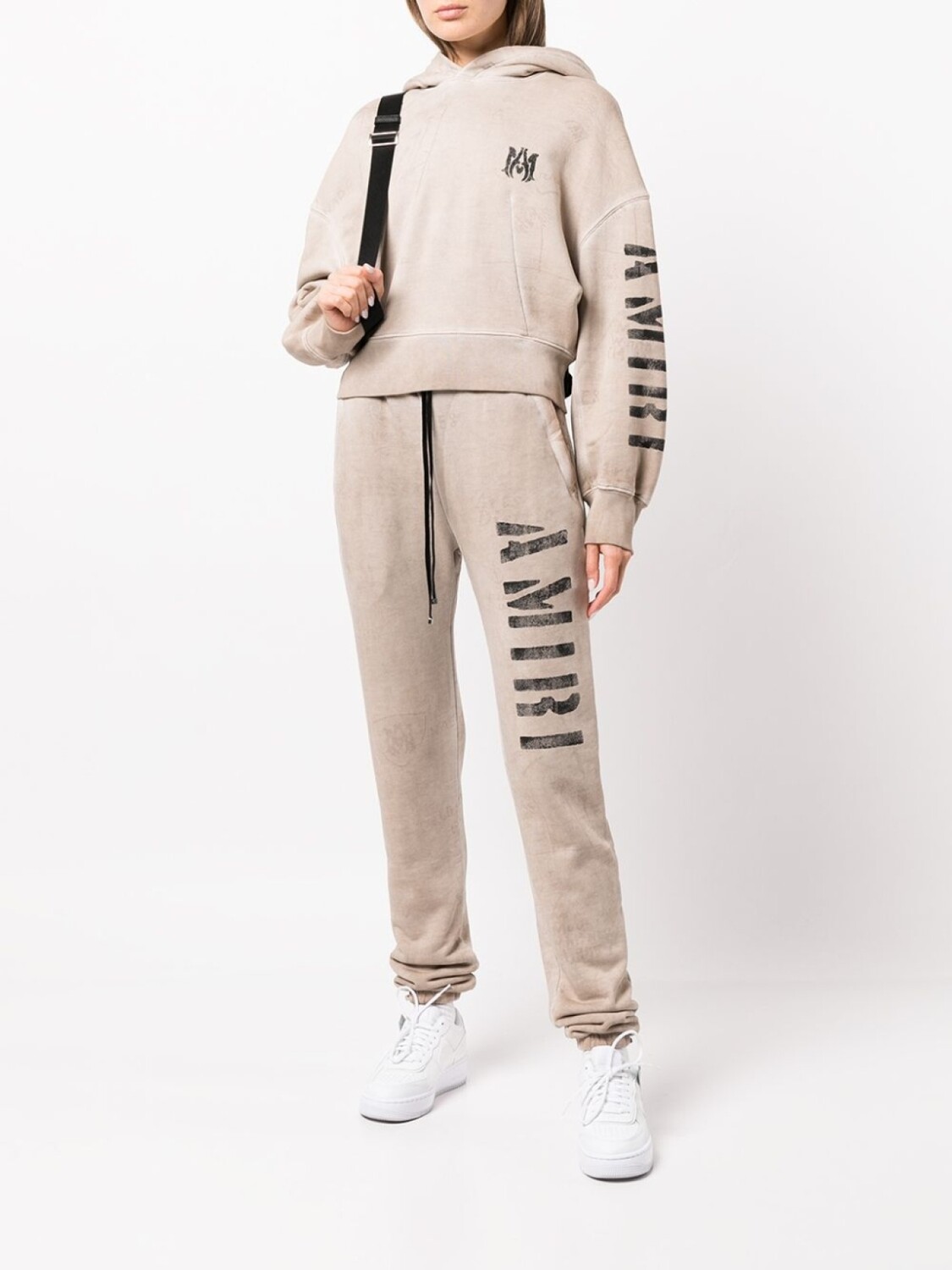 

AMIRI спортивные брюки Army Stencil, серый