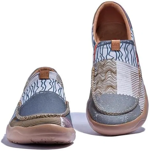 Лоферы мужские UIN Loafers Painted Travel Shoes, The Secret Rainforest 2 — фото 2