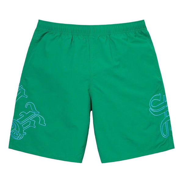 

Шорты old english nylon shorts 'green blue' Supreme, зеленый