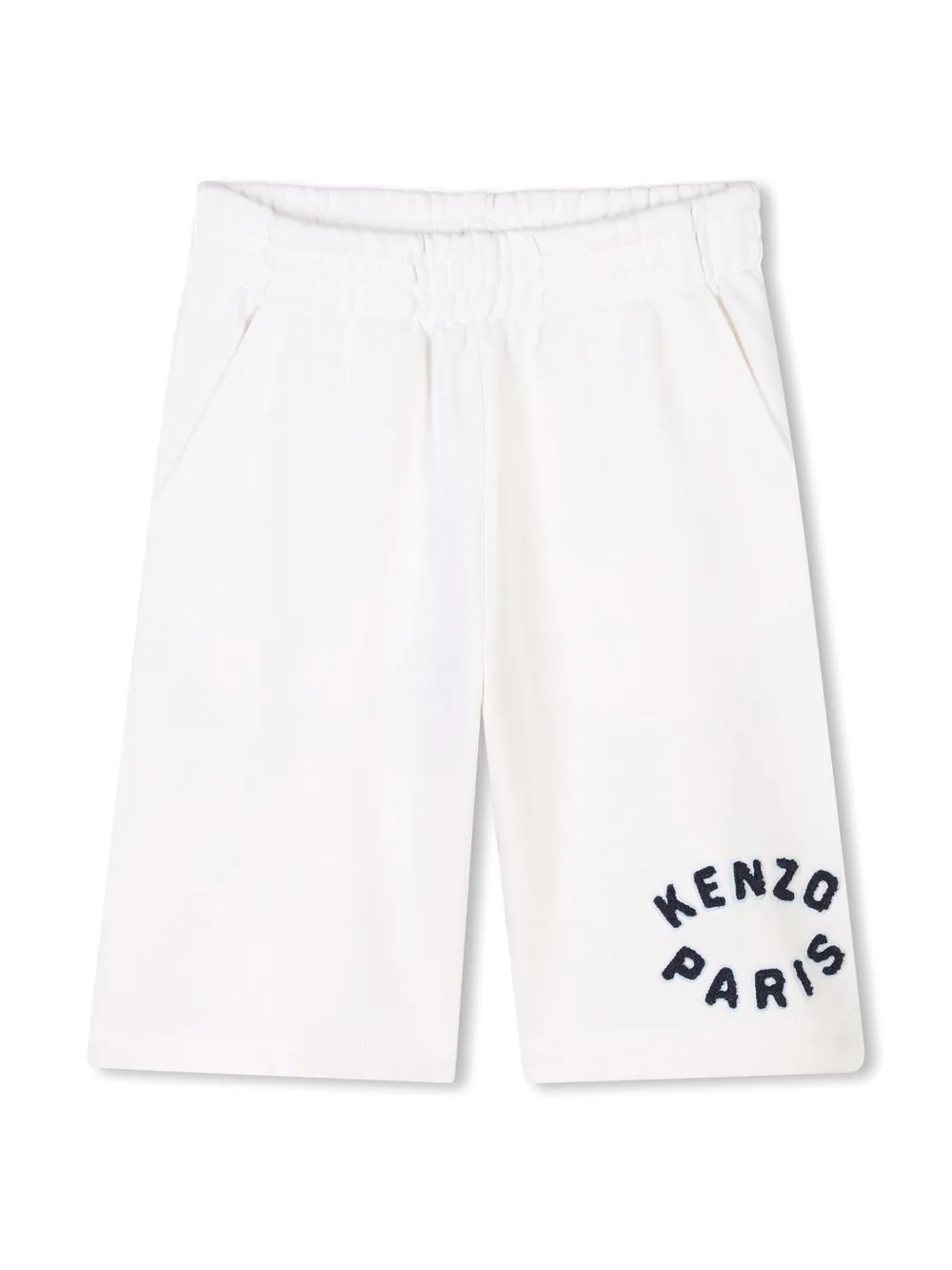 

Шорты-бермуды с логотипом Kenzo Kids, белый
