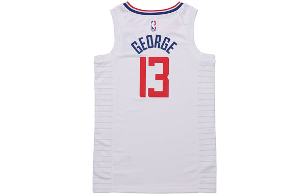 Майка Nike NBA Quick Dry Sports Basketball Jersey 'White Red', белый — фото 2