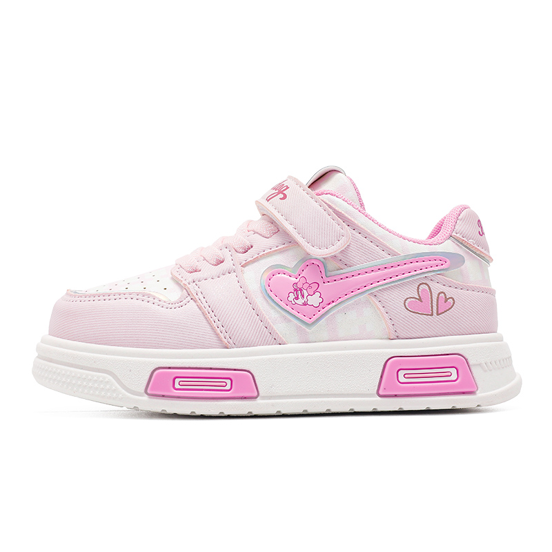 

Детские дышащие низкие кроссовки для скейтбординга с защитой от отскока BOBDOG, розовый