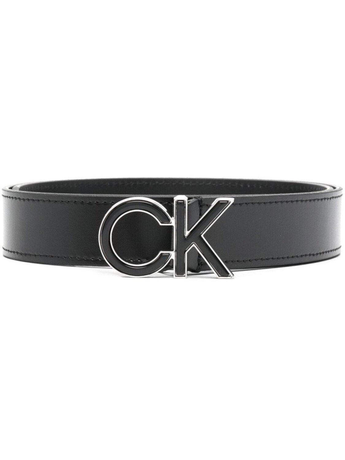 

Calvin Klein ремень с пряжкой-логотипом, черный