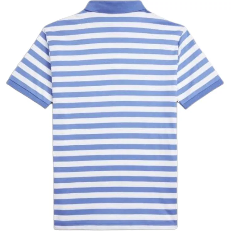 Поло Polo Ralph Lauren Custom Slim Fit сине-белое — фото 3
