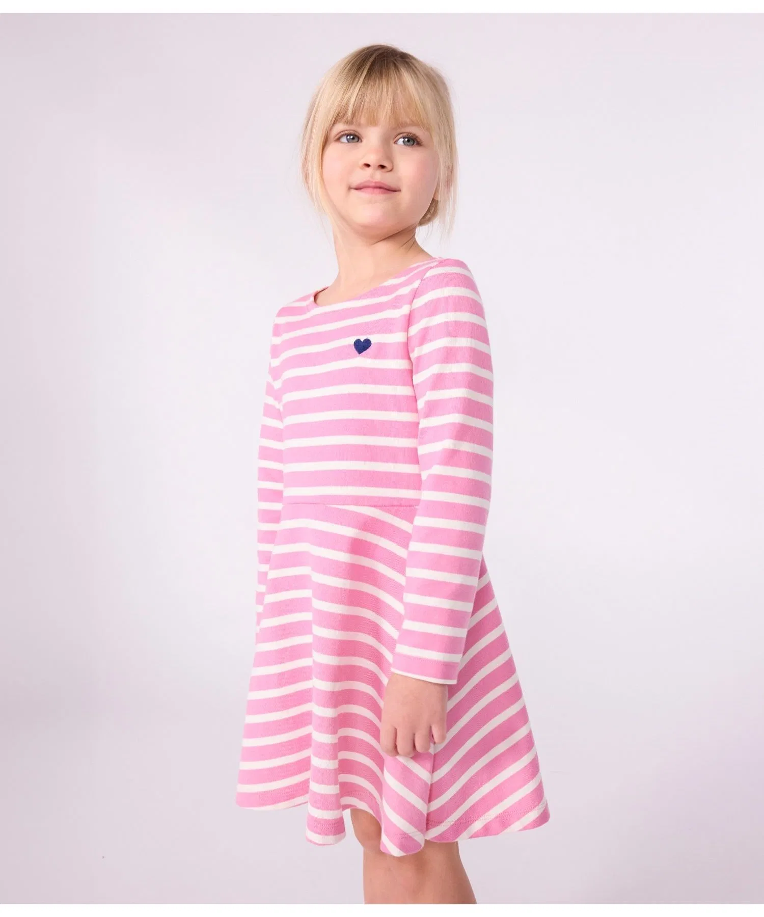 Детское платье PETIT BATEAU с длинным рукавом